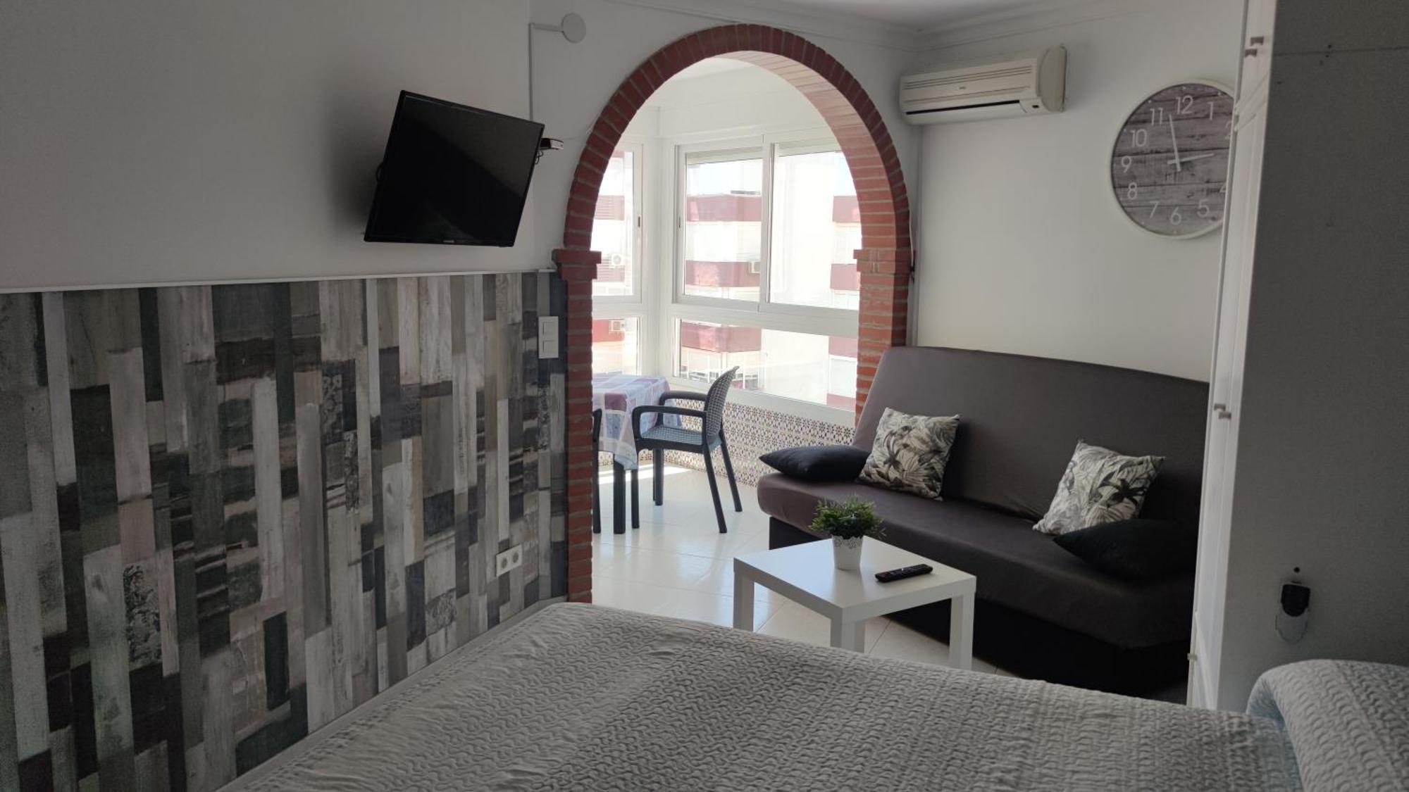 Estudio Torrox Playa- Vistas Al Mar Y Piscina المظهر الخارجي الصورة